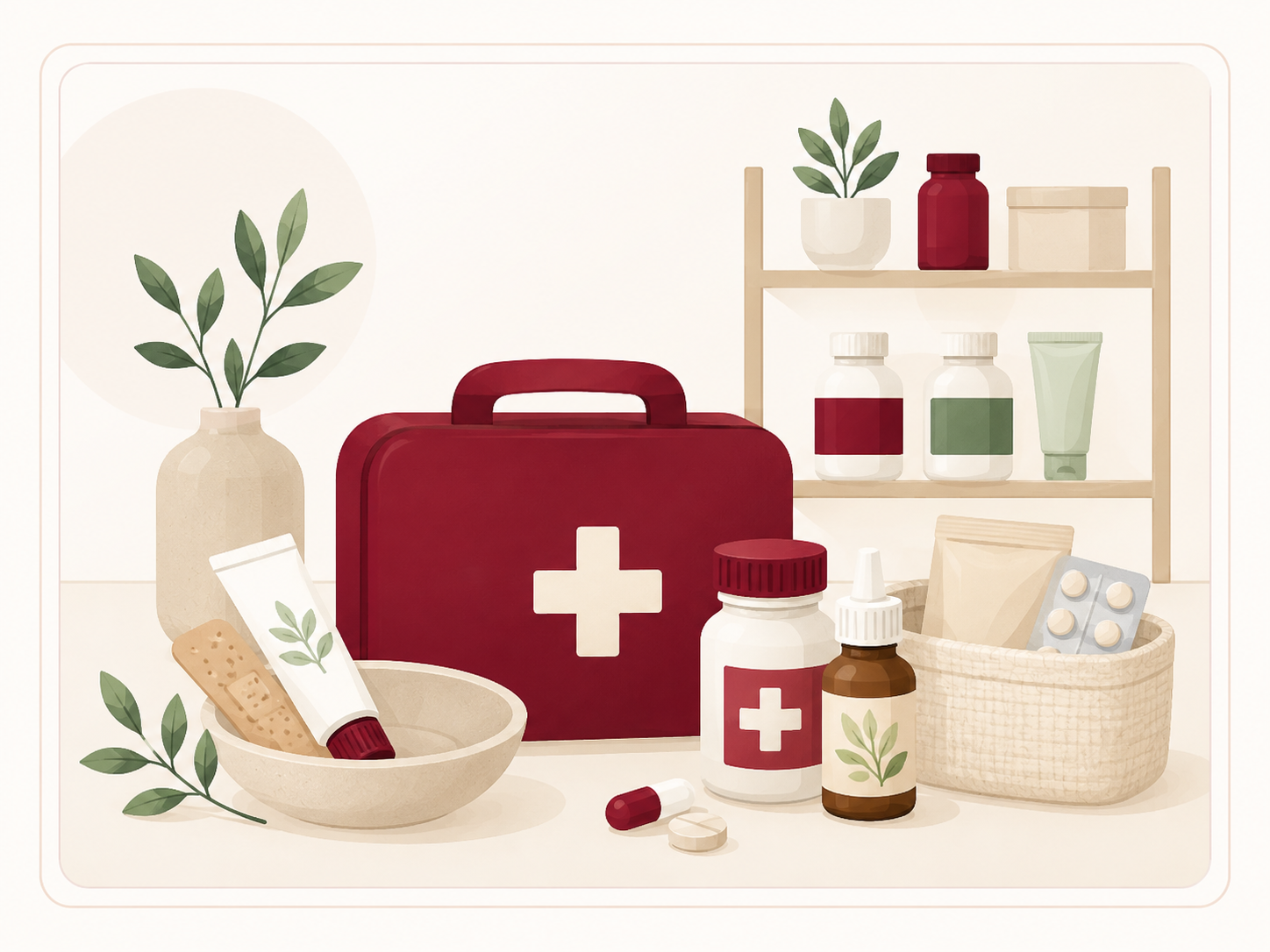 Illustration of a pharmacy