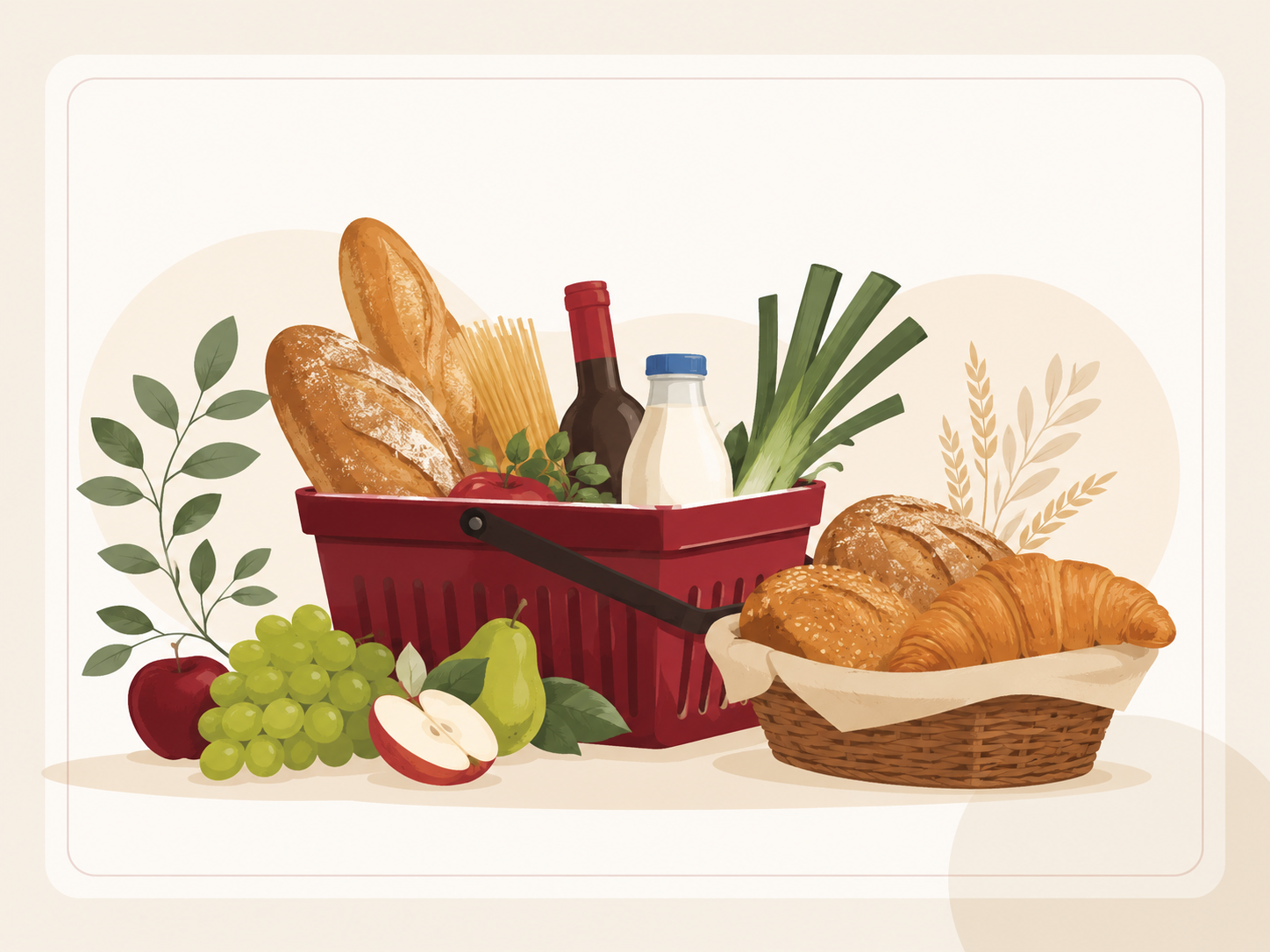 Illustration of shopping